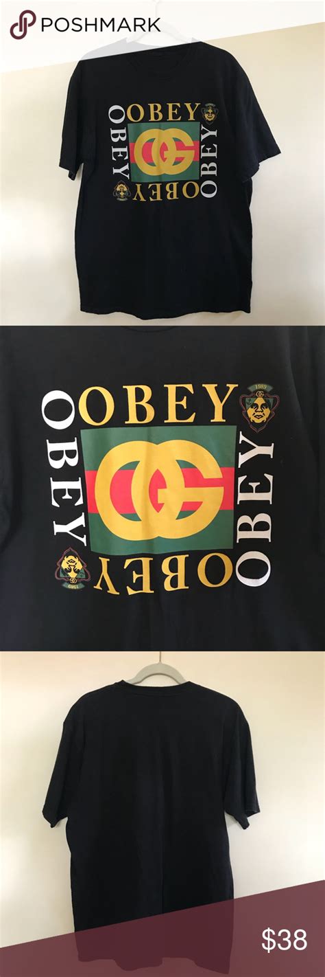 obey gucci t shirt|Gucci jersey t shirt.